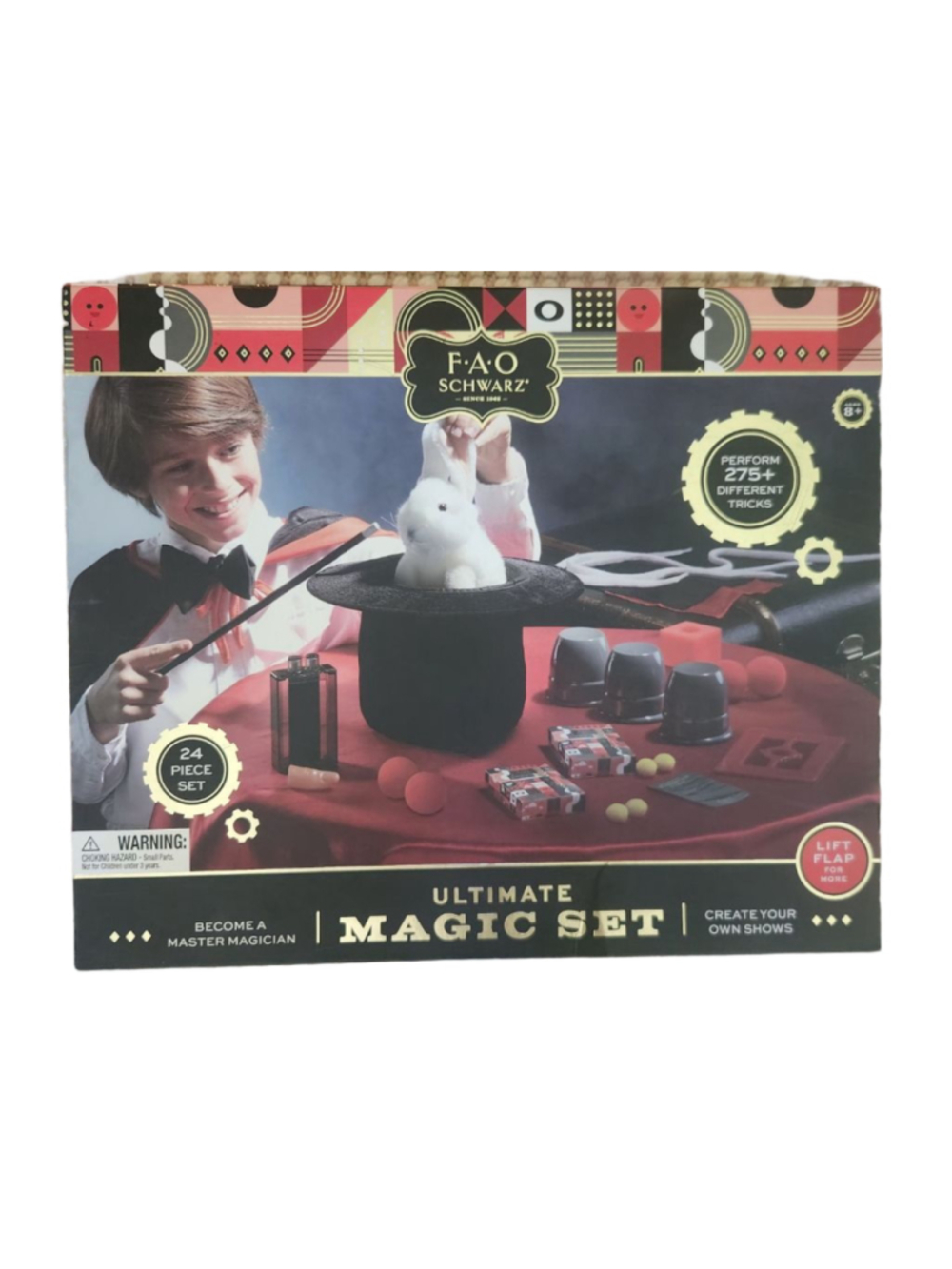 FAO Schwarz Ultimate Magic Set 24 Piece 275+ Tricks Complete in Box Ages 8+